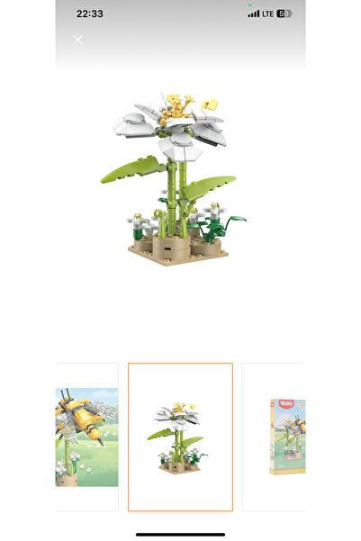 Toys Block Flower and Bee 166 Pieces