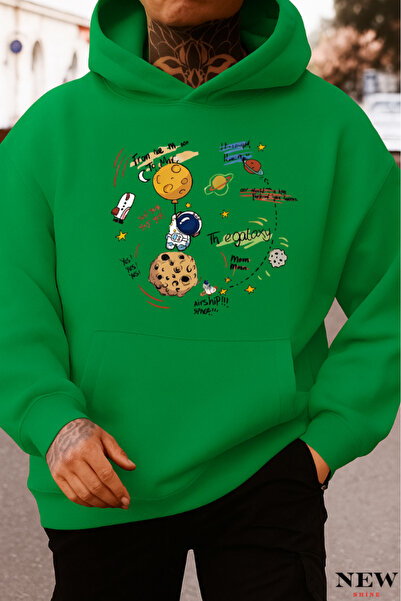 New Shine Hanorac cu imprimeu astronaut