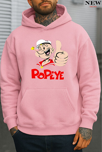 New Shine سويت شيرت مطبوع عليه بوباي