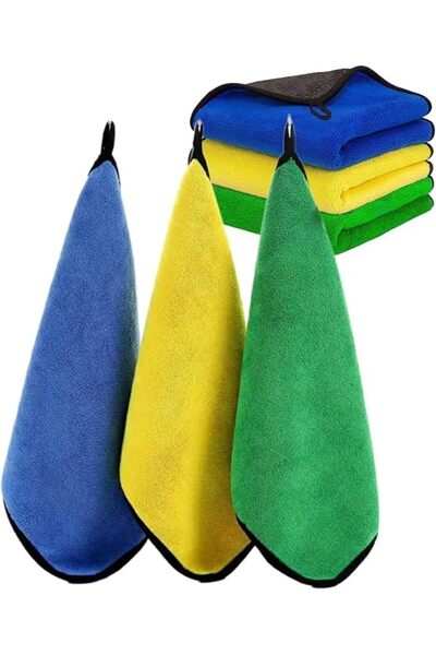 Generic Clean Cleaning Cloth for Glass and Car, 65x42 cm, Drying Cloth Car Drying Towel Super Absorbent Fast