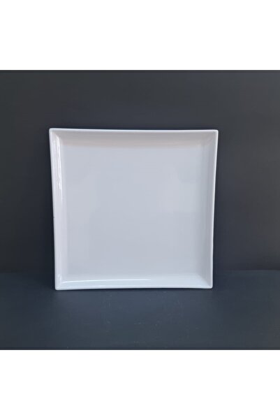 GuvenliPazar 4 Adet Standart Kare Melamin Tatlı & Yemek Servis Tabağı 30 cm -...