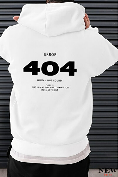 New Shine Error 404 Not Found Φούτερ με στάμπα