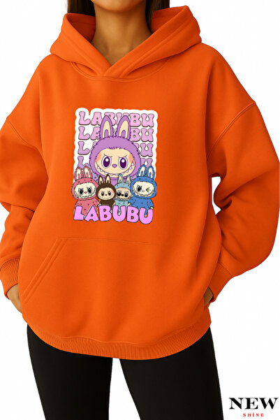 New Shine سويت شيرت مطبوع من لابوبو