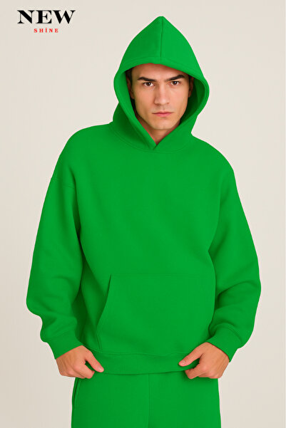 New Shine سويت شيرت بقلنسوة للجنسين