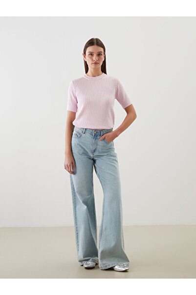 LC Waikiki Γυναικείο πλεκτό πουλόβερ με λαιμόκοψη