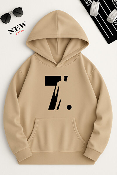 New Shine سويت شيرت مطبوع عليه رونالدو 7