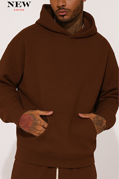 New Shine سويت شيرت بقلنسوة للجنسين