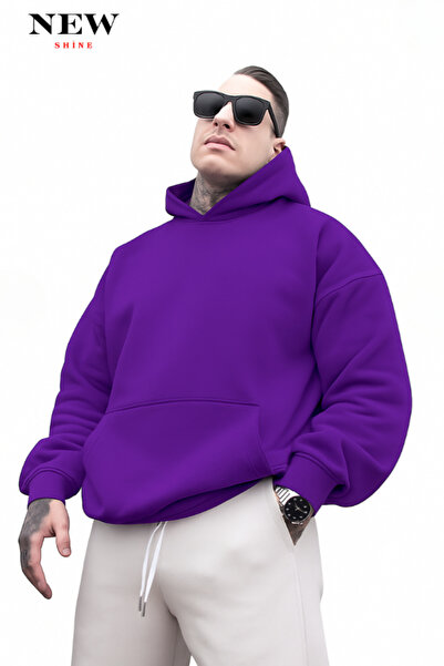 New Shine سويت شيرت بقلنسوة للجنسين