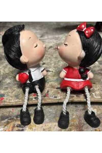 Home 2’li Ayakları Sallanan Öpüşen Biblo