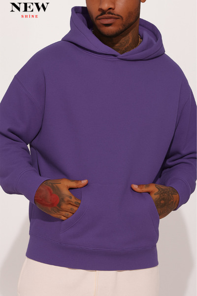 New Shine سويت شيرت بقلنسوة للجنسين