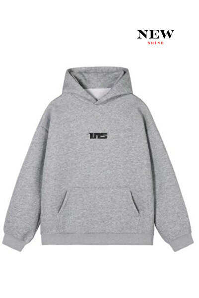 New Shine Hanorac cu imprimeu text