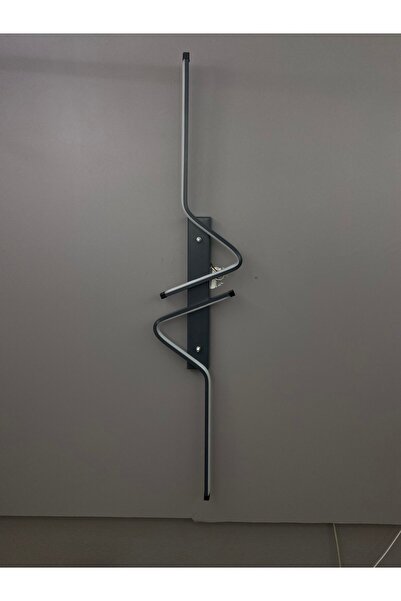 Zeya Lighting Yüksek Aydınlatmalı Z Model Antrasit Füme Led Aplik Avize Modern, 3 Renk Aydınlatma