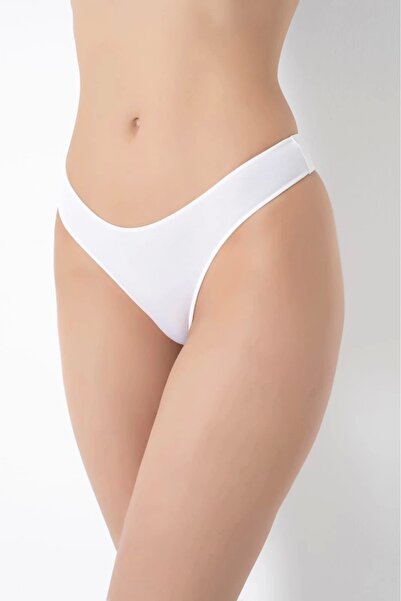 Butik G-Box 936 White Bamboo 3-Piece String Women's Panties