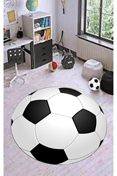 Carmine Carpet Dijital Baskılı Kaymaz Futbol Topu Desen Çocuk Oyun Halısı