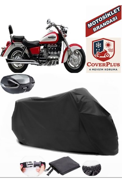 CoverPlus حقيبة خلفية من القماش المشمع للدراجات النارية Honda Valkyrie F6C با...