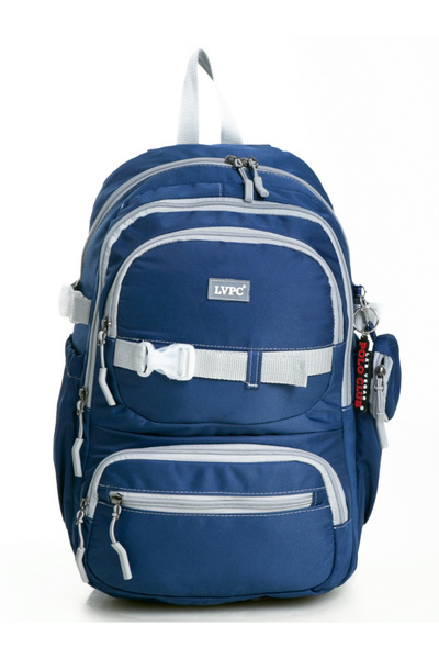 a v d a Korean Style Multi-Compartment Padded Full Inner Lining School Backpack Middle School High School College Bag