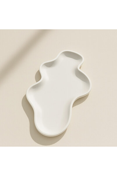 AKANART صينية استوديو غير متماثلة، صينية عرض، صينية مجوهرات، حامل مفاتيح، قطع...