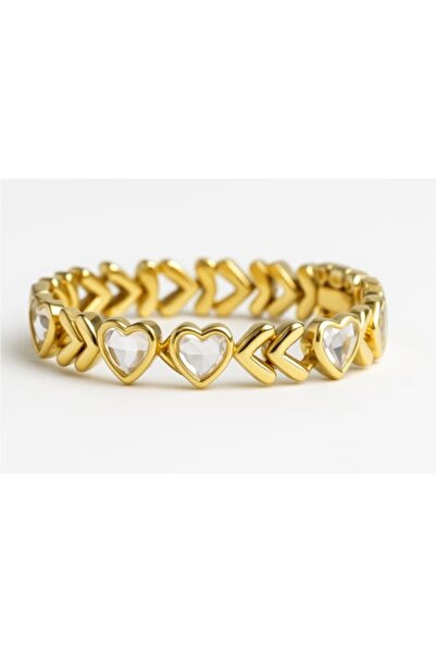 CHARMLUCKY Heart Elastic Bracelet