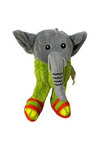 Tung Sahur Plush Figurine Keychain, Green-Grey, 18cm