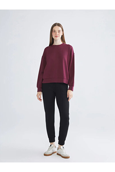 LC Waikiki Γυναικείο παντελόνι Jogger με ελαστική μέση KOORBlack