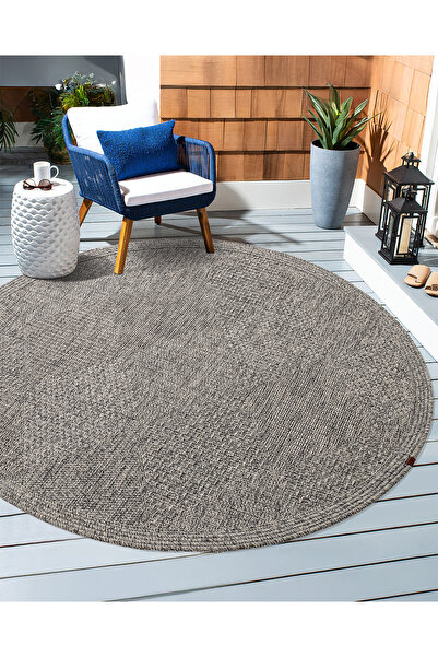 Sunrise Rug Jüt Tabanlı Hasır Dokuma Örme Bohem Halı Kilim