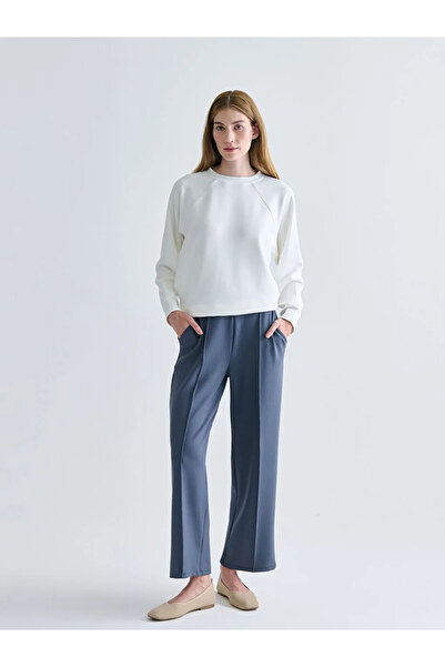 LC Waikiki LCWAIKIKI BasicAntrasit Beli Lastikli Kadın Eşofman Altı