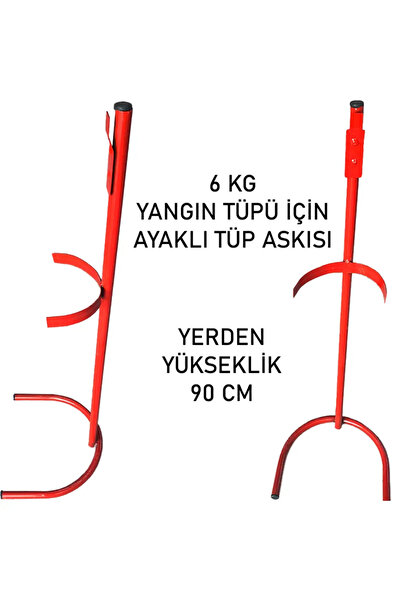 ünalgrup Yangın Söndürme Tüpü Askısı 6 kg Yangın Tüpü için Uygun A Kalite Ev Araç İş Yeri için