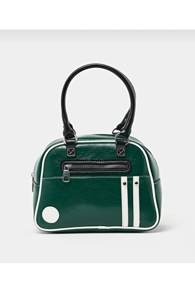 Mirel çanta MİREL ÇANTA Kadın Retro Bowling el ve omuz çantası