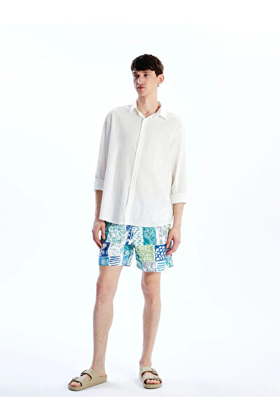 LC Waikiki Short Length Patterned Men's Sea Shorts