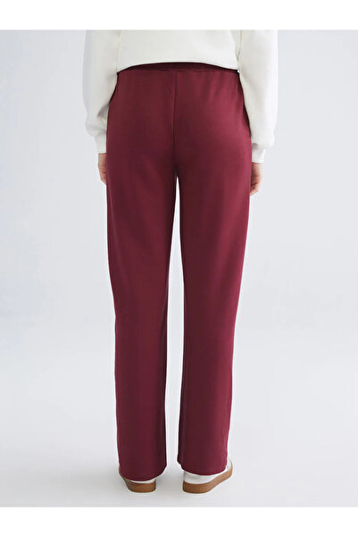 LC Waikiki XSIDEBordo Beli Lastikli Kadın Eşofman Altı