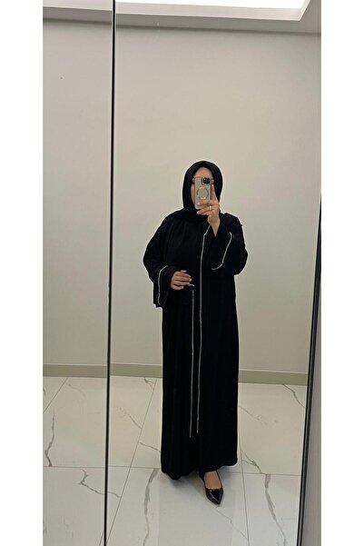 zamanın modası Zincir Taşlı Abaya