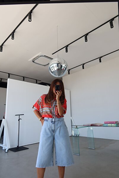 Özge Özgenç Boyfriend Kapri Jean Şort