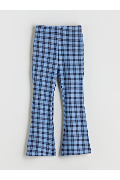 LC Waikiki Quality Pieces from Çelebi Store: Plaid Girls' Leggings with Elast...