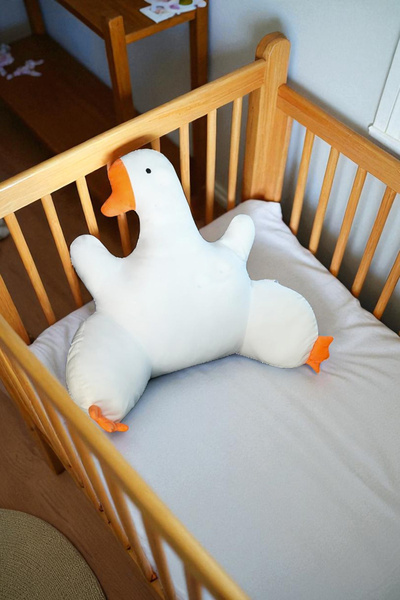 KAŞIKBEY Sevimli Duck-Kaz Uyku Arkadaşı Bebek Welsoft-Peluş Uyku Arkadaşı Çoc...
