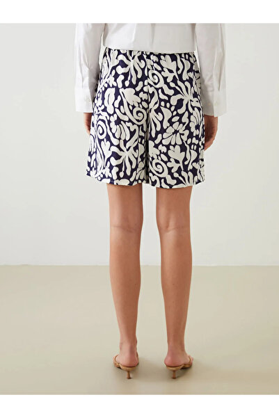 LC Waikiki Floral Women's Shorts with Elastic Waist