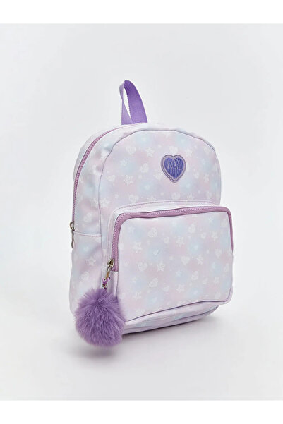 LC Waikiki Girl's Backpack with Pompom Detail