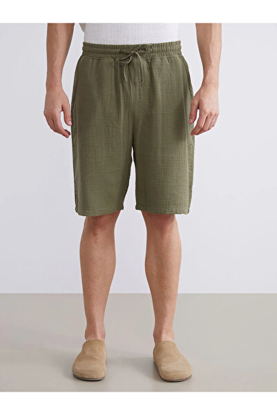 LC Waikiki Comfortable Fit Muslin Men's Shorts