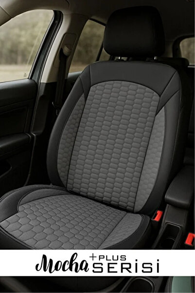 Store Renault CLİO 2015-2025 UYUMLU TAY TÜYÜ PLUS OTO KILIFI TAM SET GRİ