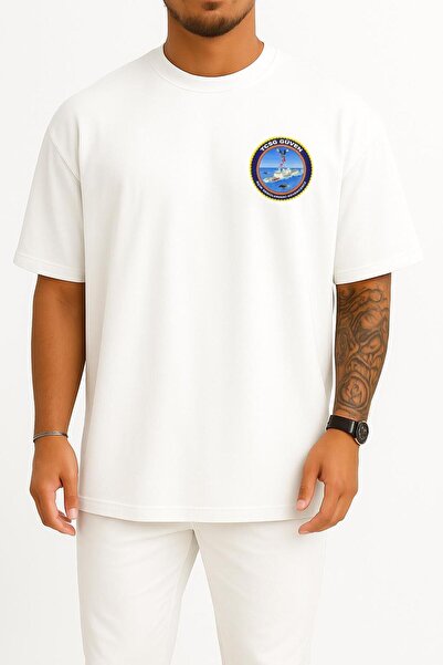 Bahriyeli Collection Oversize Tcsg Güven - Unisex T-Shirt with 702 Pocket and Back Design