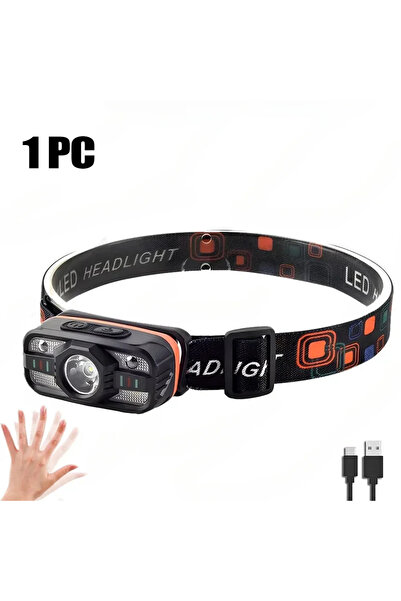 Choice مصباح أمامي T298-A قوي يعمل بتقنية LED يعمل ببطارية قابلة لإعادة الشحن...