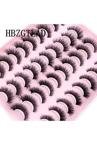 Choice1 20 زوجًا من الرموش الصناعية الطبيعية الجديدة RW-02، رموش صناعية طويلة، رموش منك ثلاثية الأبعاد، تمديدات