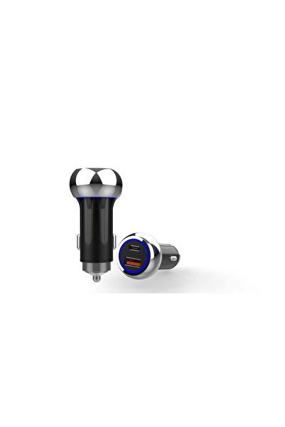 PIECELL Car Charger 84W with Three Ports (2 PD & USB)