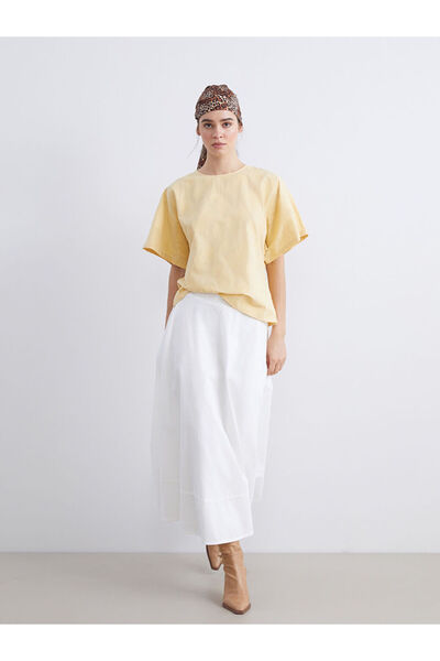 LC Waikiki Flared Skirt with Elastic Waist