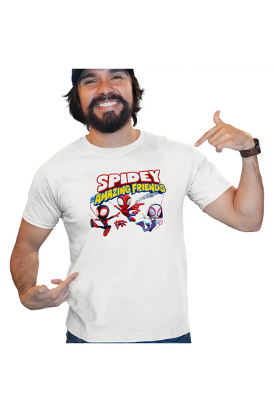 OEM Men's T-Shirt Spiderman Ghost Spider Spidey