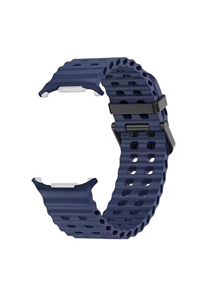 Microsonic Samsung Galaxy Watch Ultra 2025 Kordon Flexi Sport Lacivert