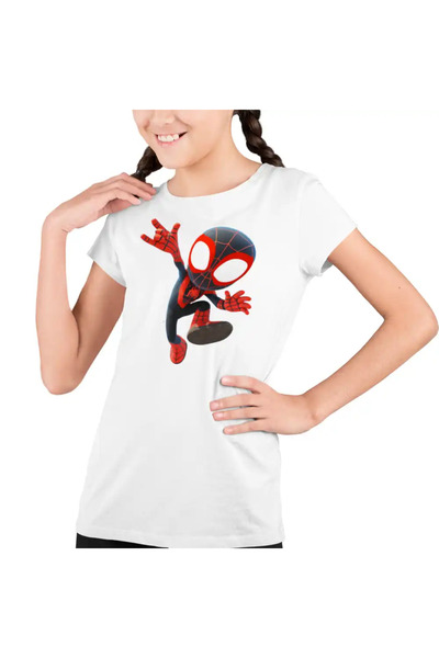 OEM Παιδικό Κορίτσι T-Shirt Spin Miles Morales Marvel