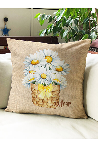 milroma Βελούδινο κάλυμμα μαξιλαριού με σχέδιο Daisy 43x43cm