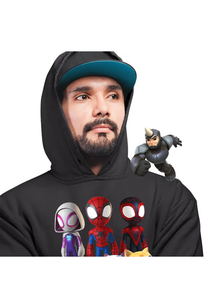 OEM Men's Hoodie Spiderman Spin Ghost Super Kittens