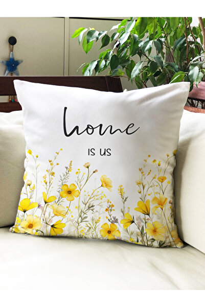 milroma غطاء وسادة مخملي مطبوع بنمط زهور مقاس 43x43 سم