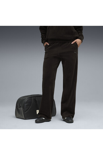 Puma Dámské velurové kalhoty Essentials Elevated